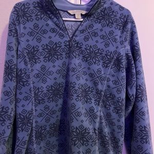 Blue snow flakes sweater